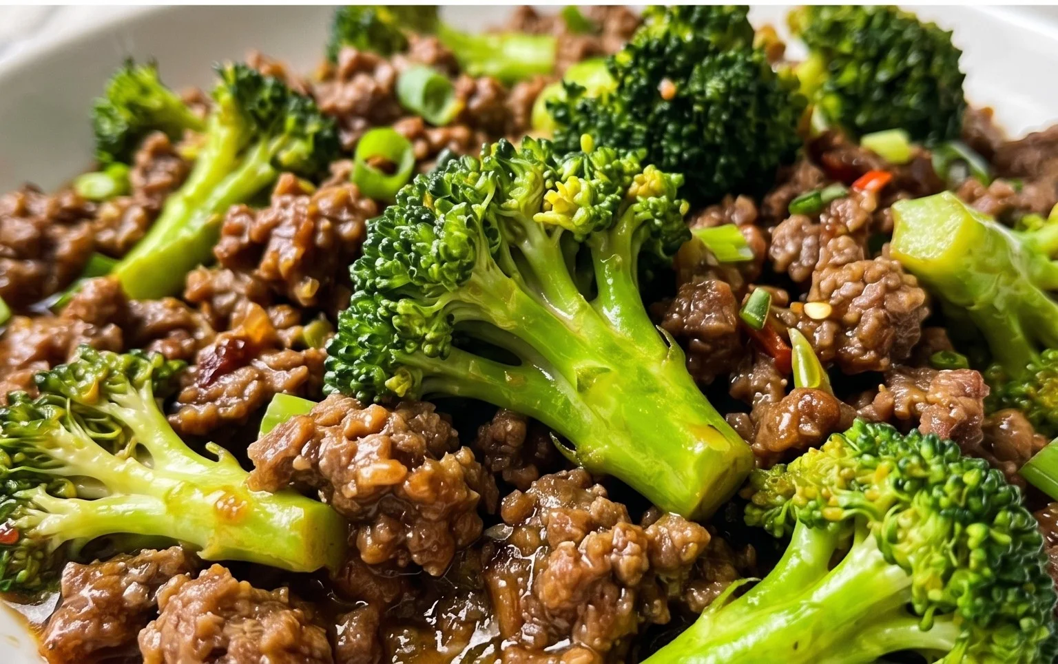 Ground Beef and Broccoli
