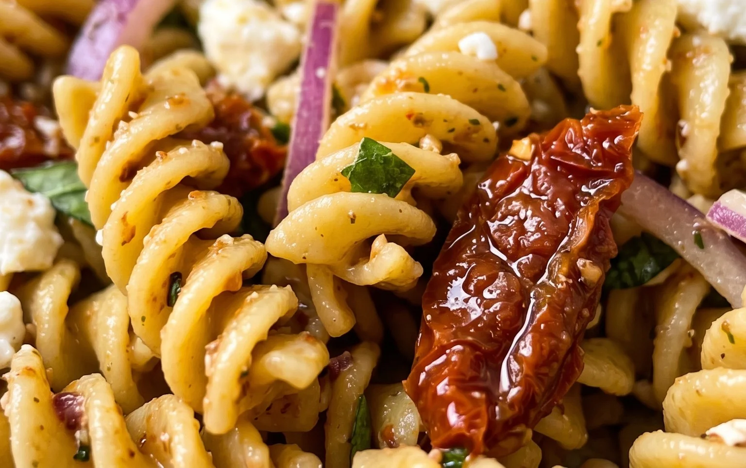 Sun Dried Tomato Pasta Salad