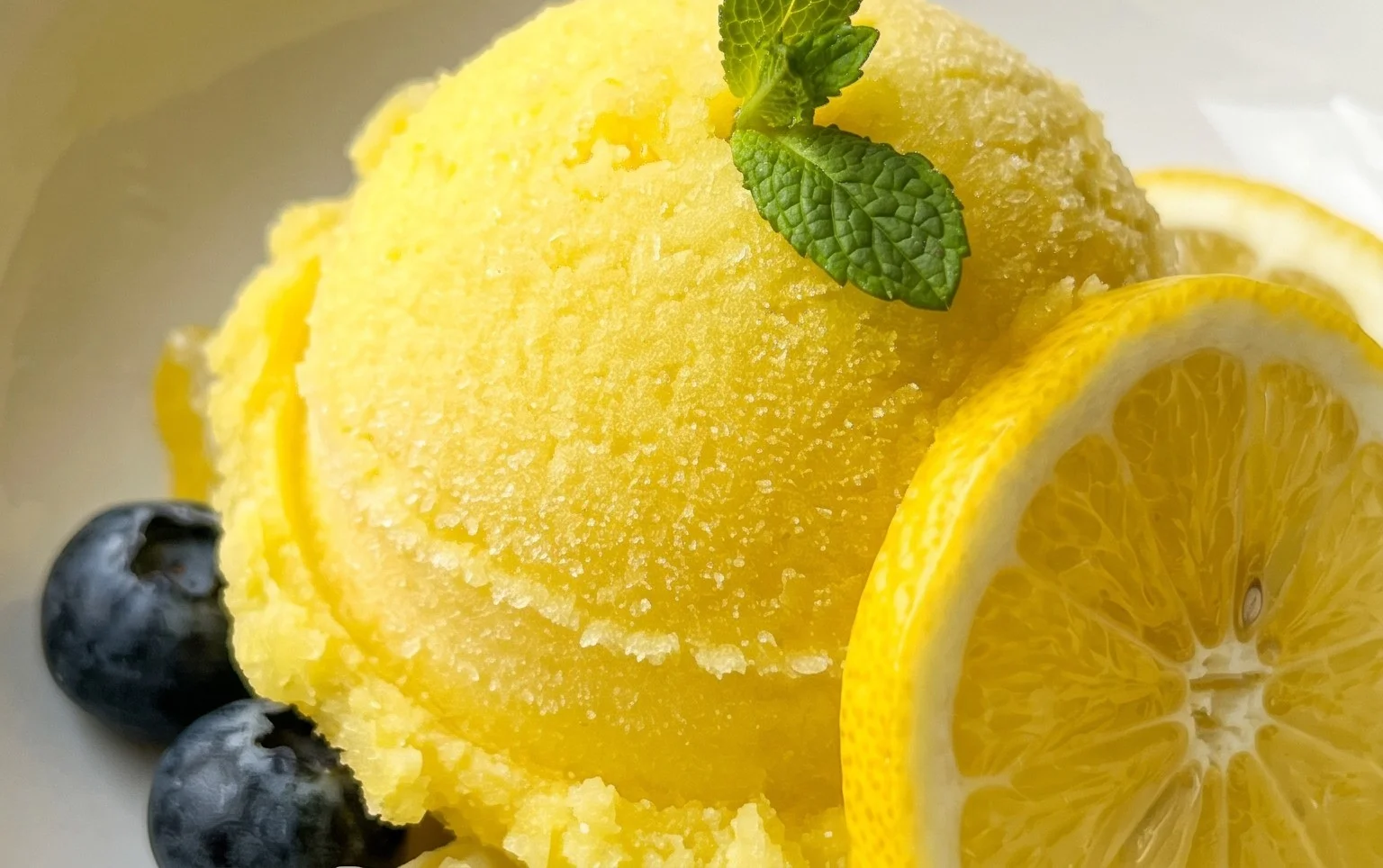 Lemon Sorbet