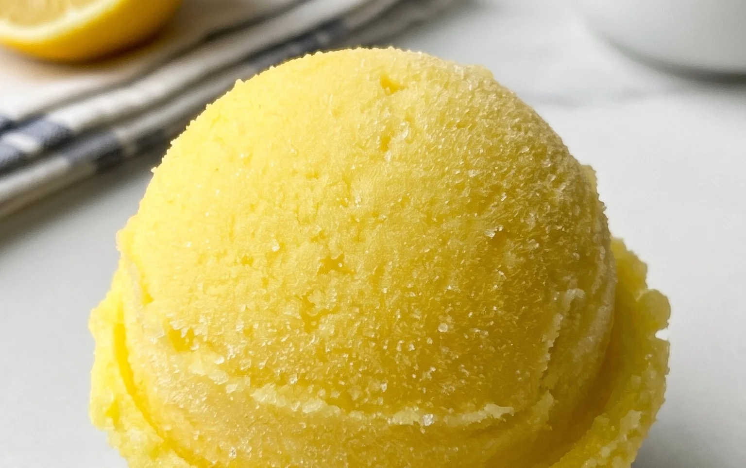 Lemon Sorbet