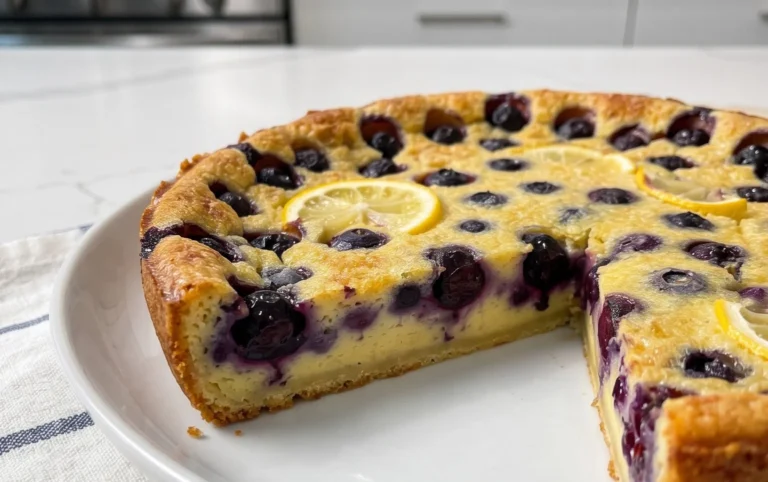Lemon Blueberry Clafoutis