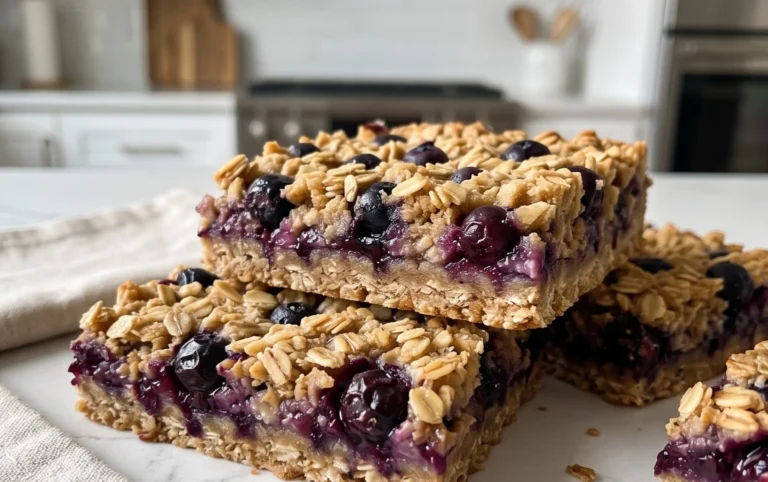 Blueberry Oatmeal Bars
