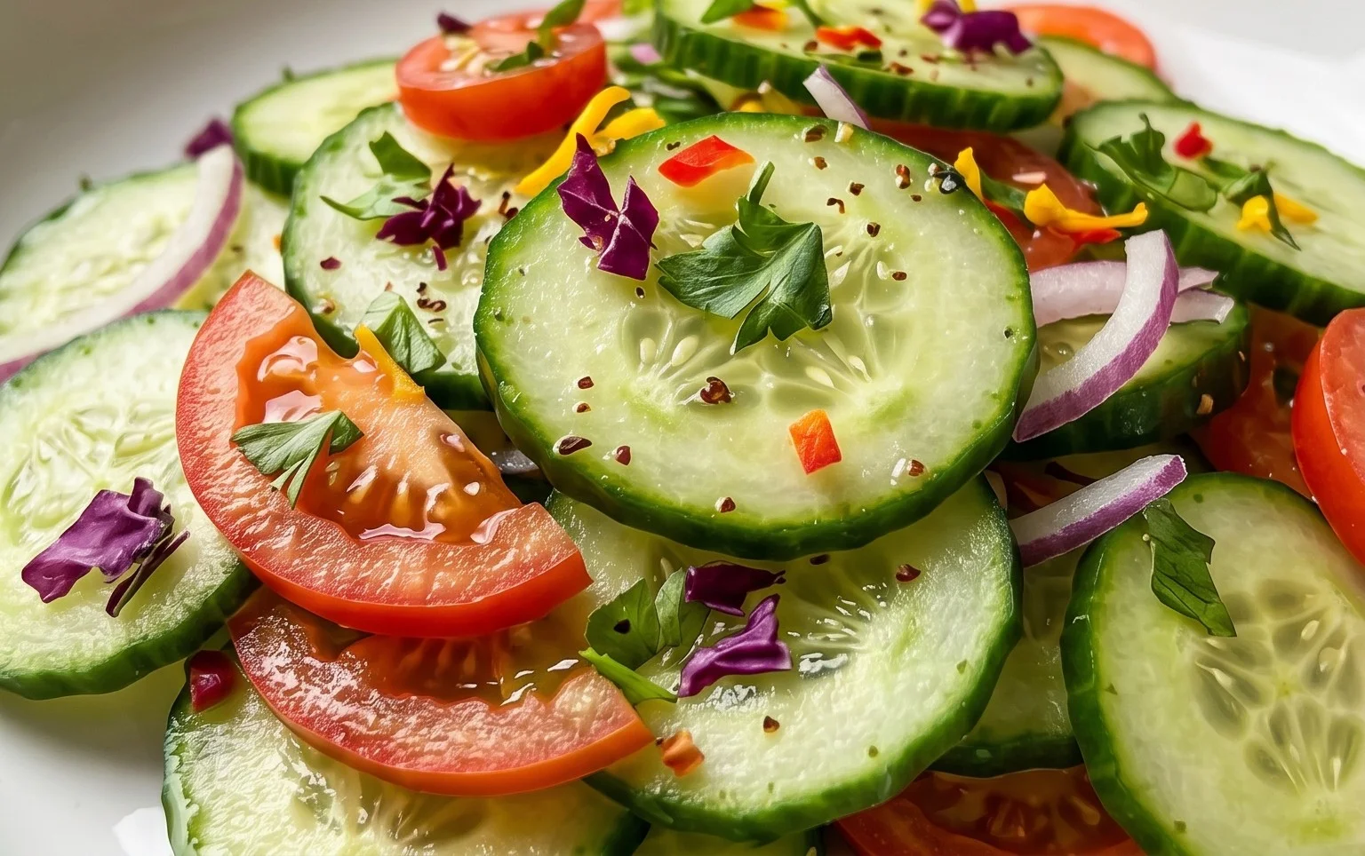 Polish Cucumber Salad