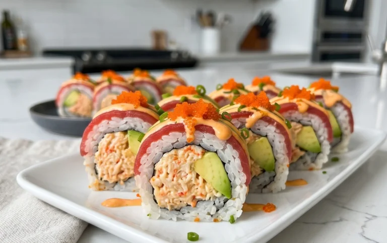 Kani Sushi (Spicy Crab Roll)