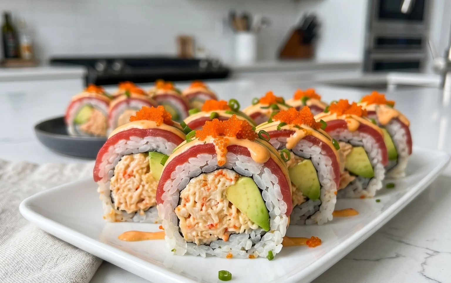 Kani Sushi (Spicy Crab Roll)