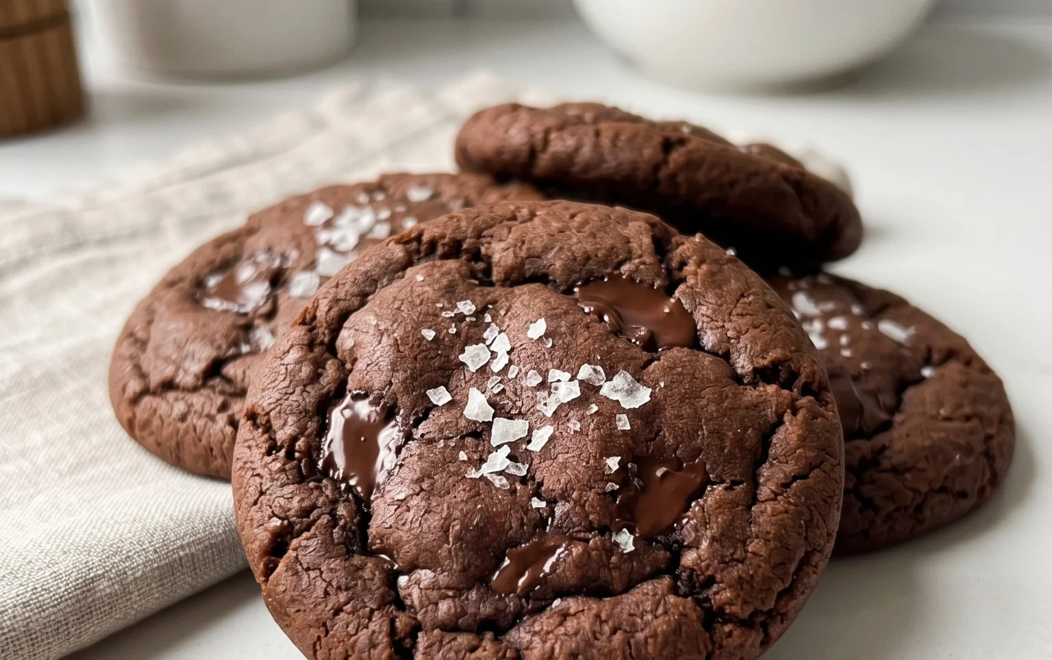 Salted Brownie Cookies