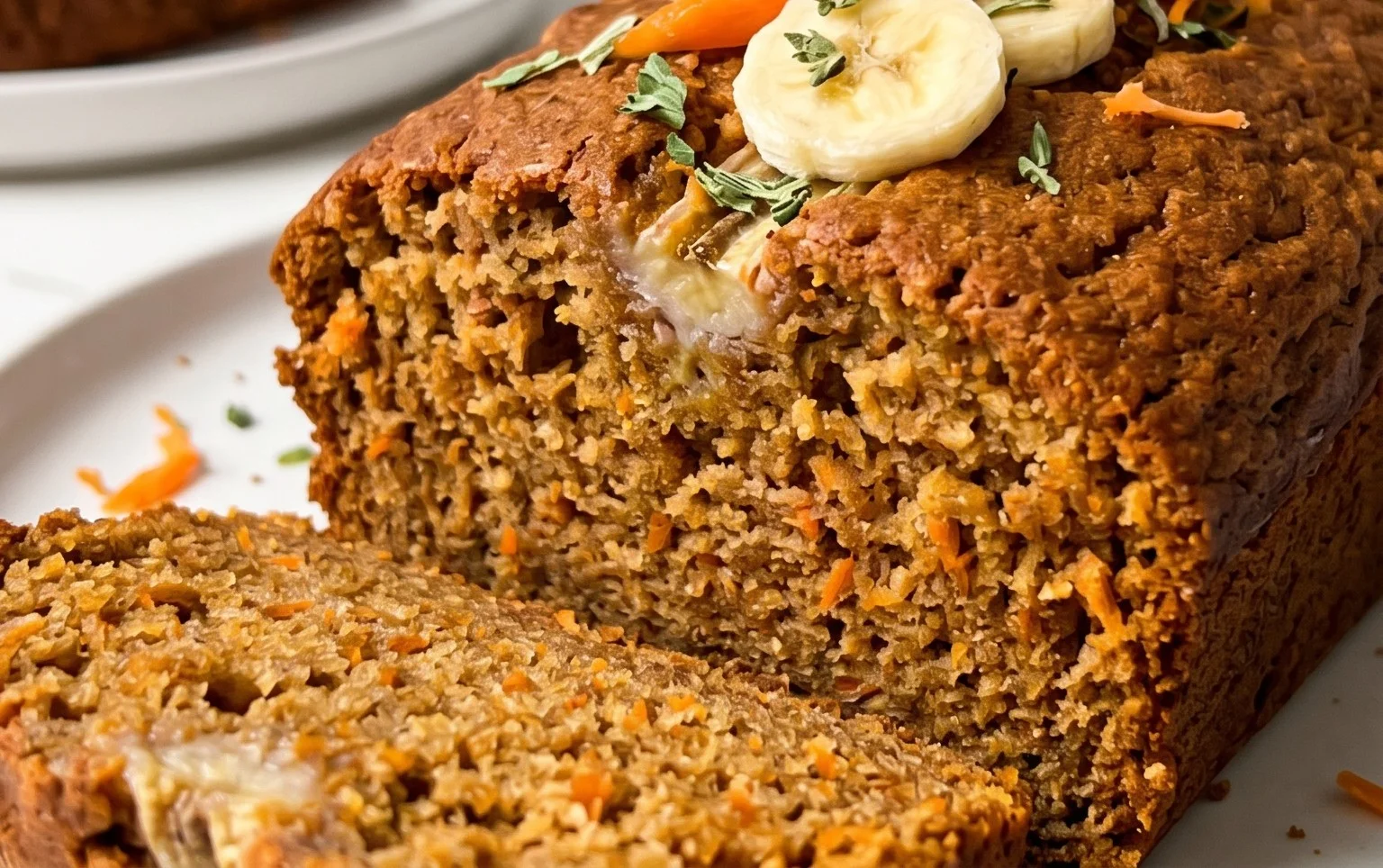 Dairy Free Carrot Cake Banana Bread