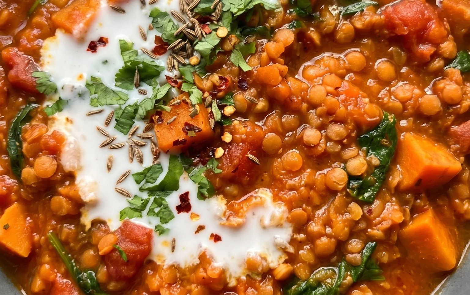 Spicy Red Lentil Curry