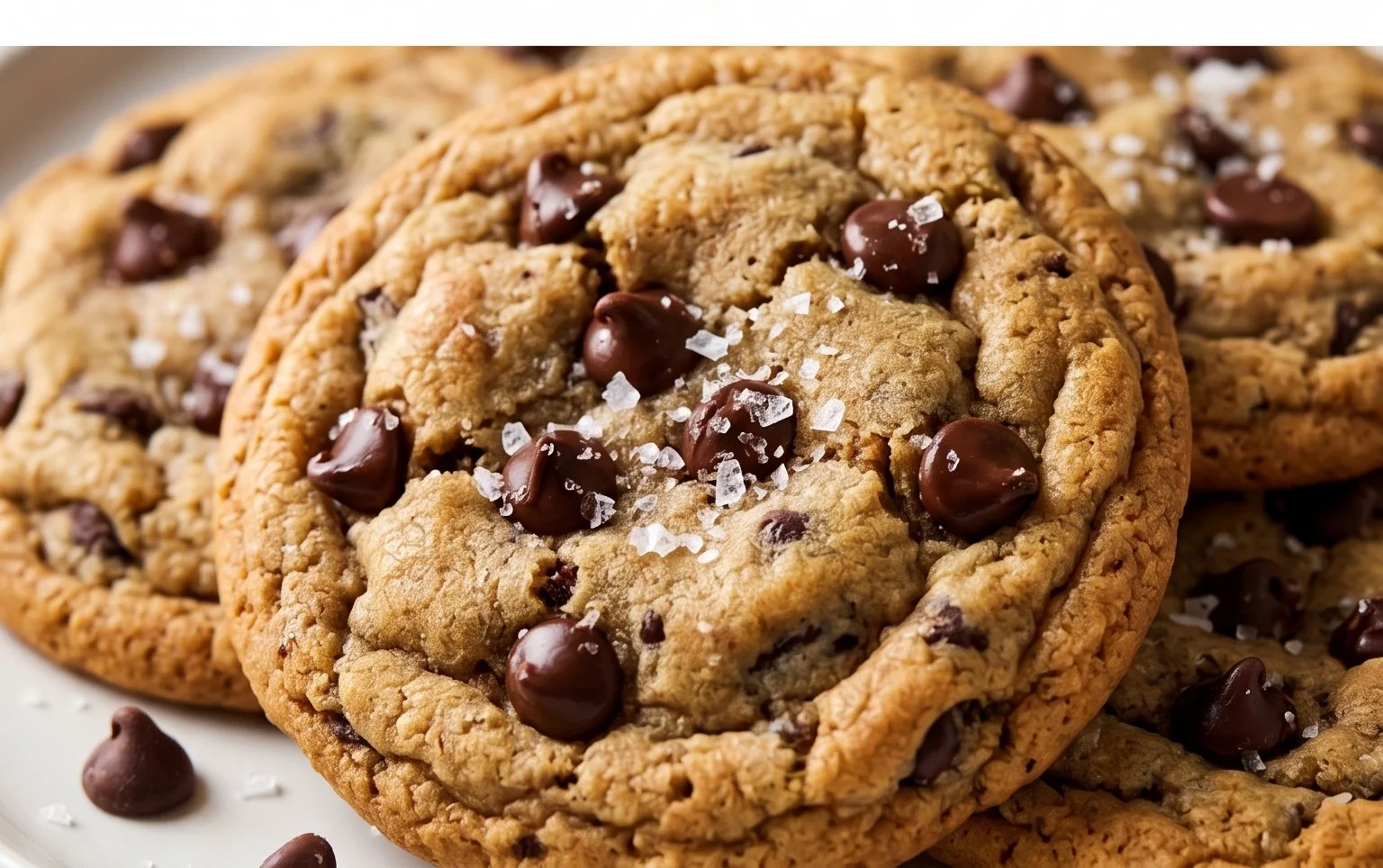 Crispy and Chewy Chocolate Chip Cookies