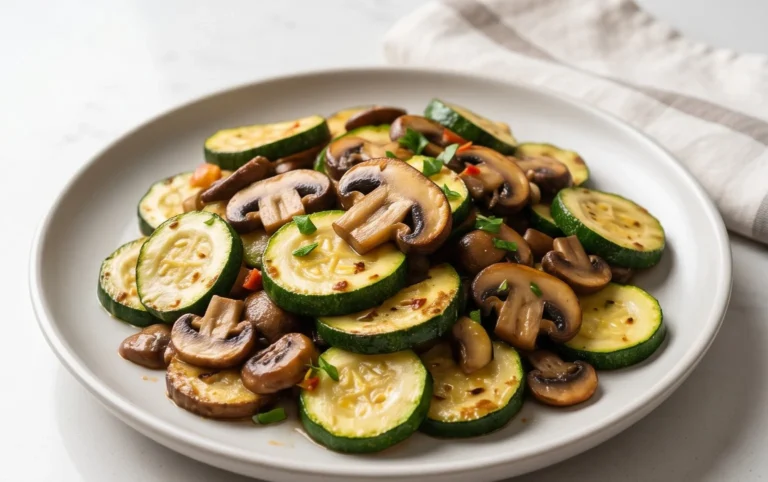 Skillet Zucchini and Mushrooms