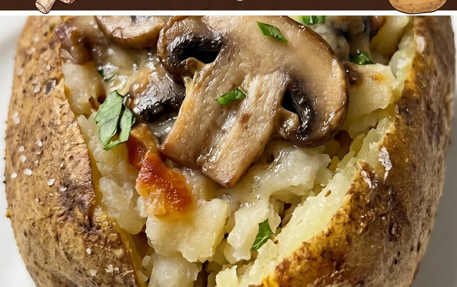 The Ultimate Stuffed Baked Potatoes with Mushrooms