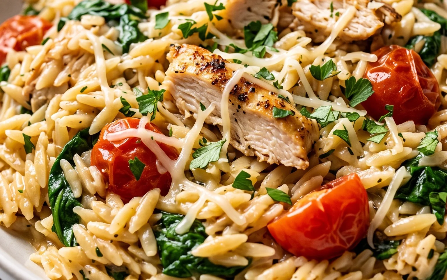 Chicken Orzo (30-Minutes, One-Pan)