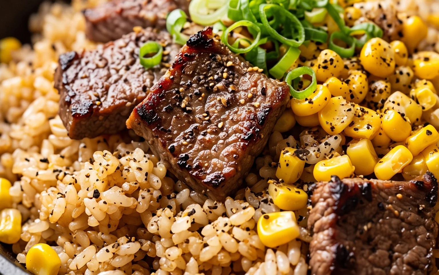 Beef Pepper Rice Bowl is a delicious meal option.