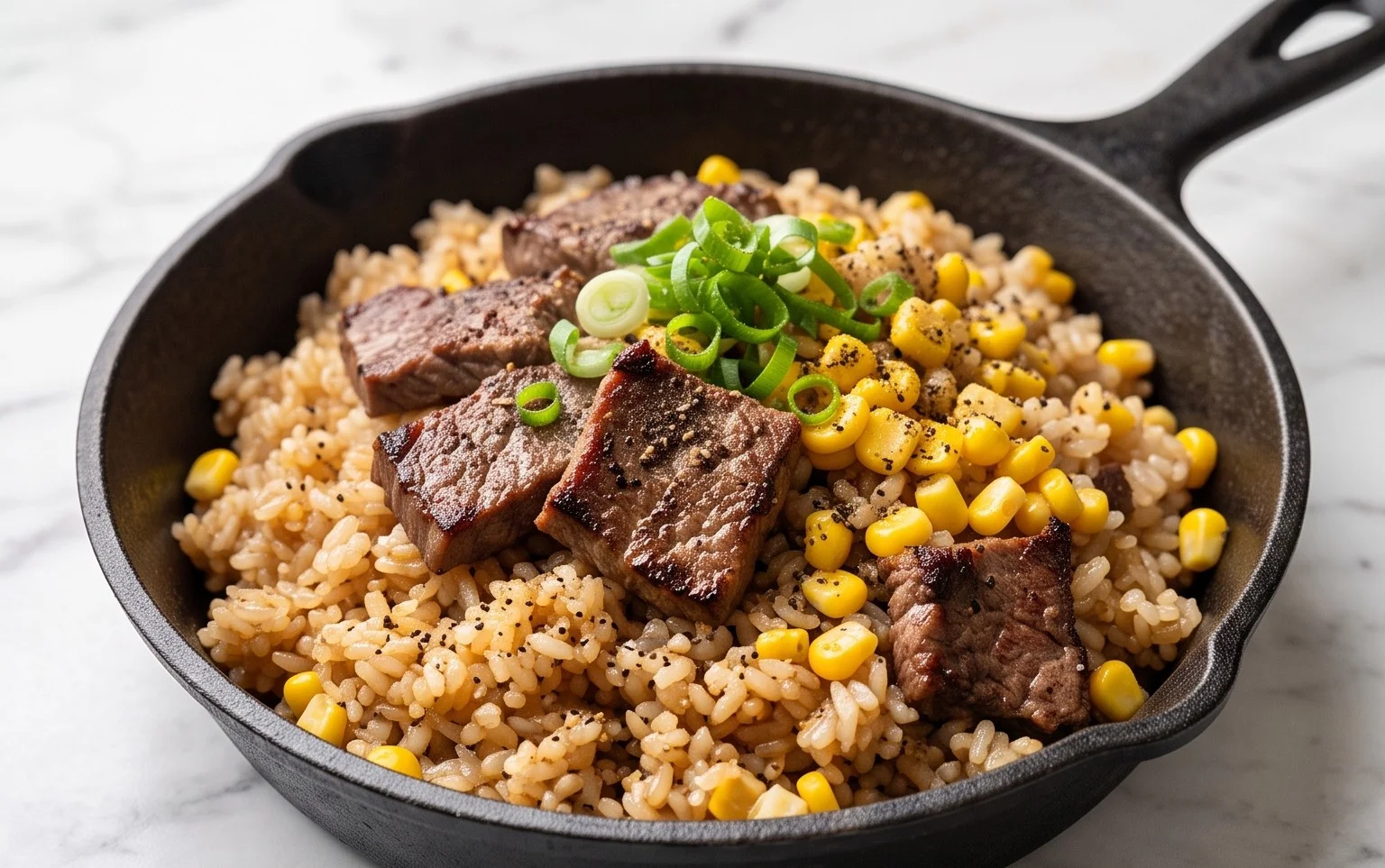 Beef Pepper Rice Bowl is a delicious meal option.