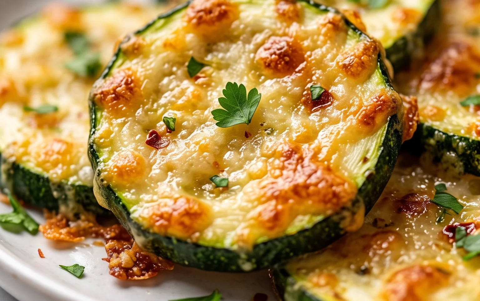 Baked Parmesan Zucchini