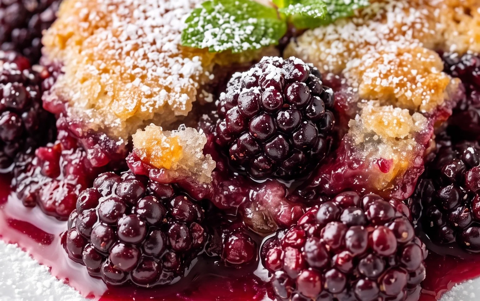 The Pioneer Women's Blackberry Cobbler