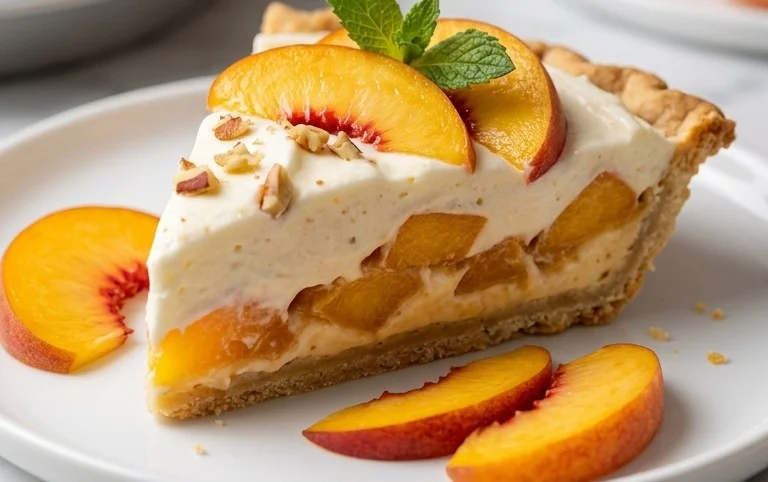 Peaches and Cream Pie