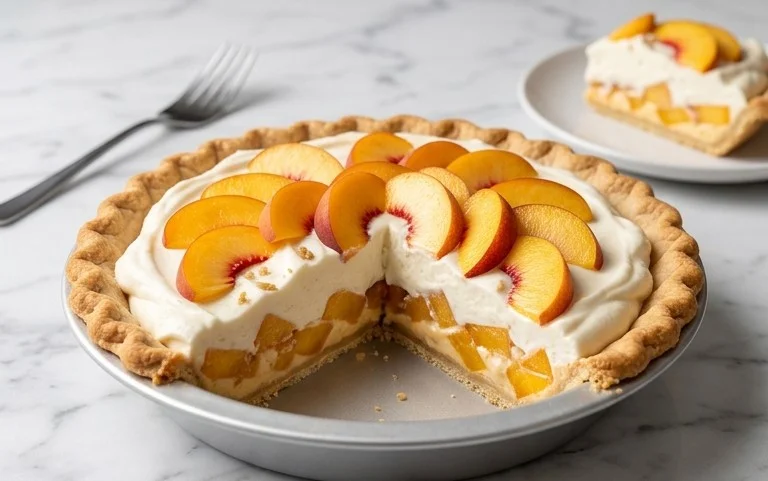 Peaches and Cream Pie