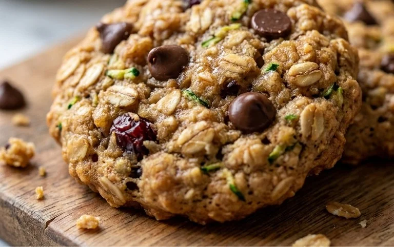 Healthy Zucchini Oatmeal Cookies