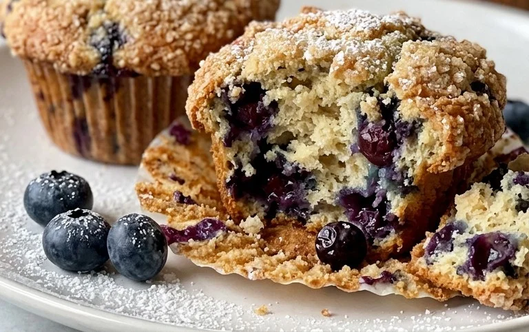 Homemade Blueberry Muffins
