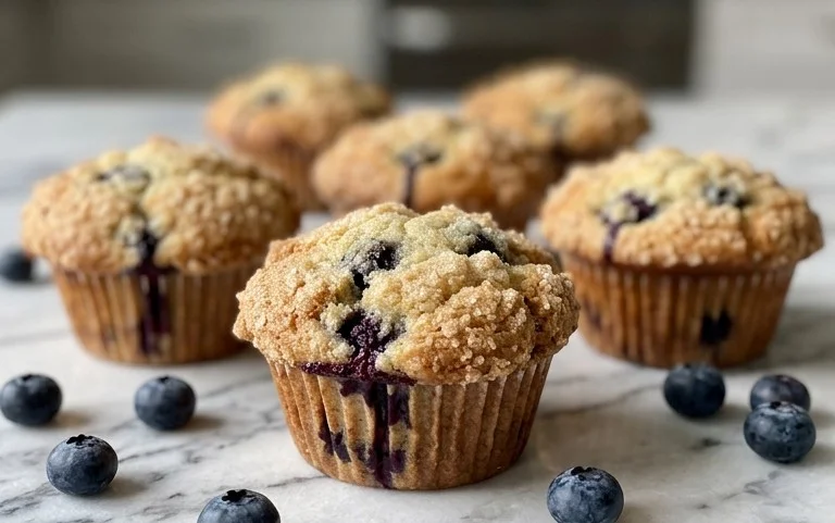 Homemade Blueberry Muffins