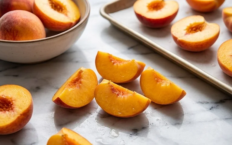 Freezing Peaches, How to Easily Freeze Peaches