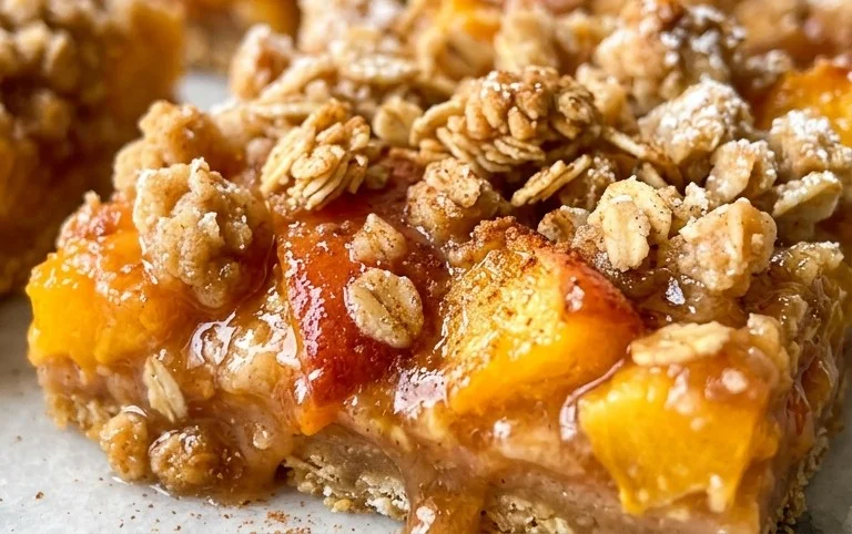 Fresh Peach Crum extractb Bars