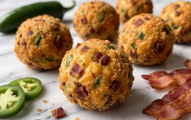 Beef Bacon Jalapeño Popper Cheese Balls