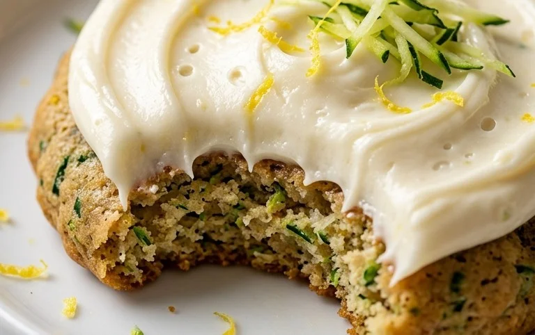 Zucchini Cookies with Cream Cheese Frosting