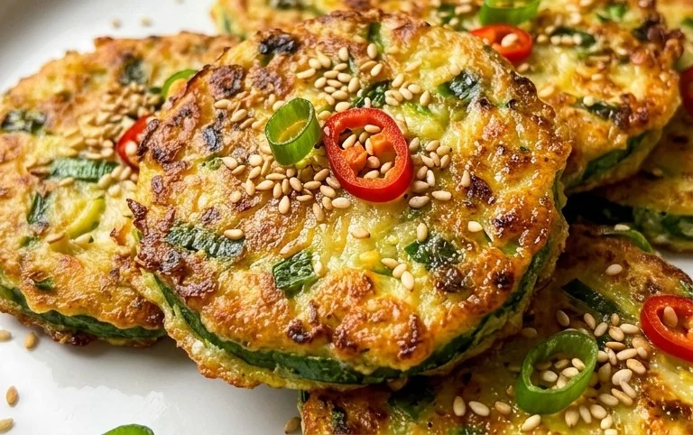 Quick & Easy Korean Zucchini Fritters (Hobak Jeon)